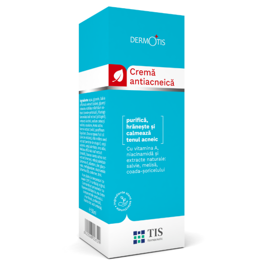 Dermotis cremă antiacneică, 40 ml, Tis