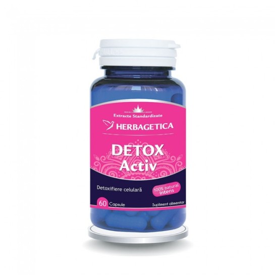 Detox activ 60 capsule, Herbagetica