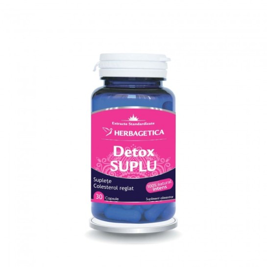 Detox suplu 30 capsule, Herbagetica