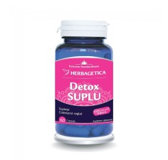 Detox suplu 60 capsule, Herbagetica