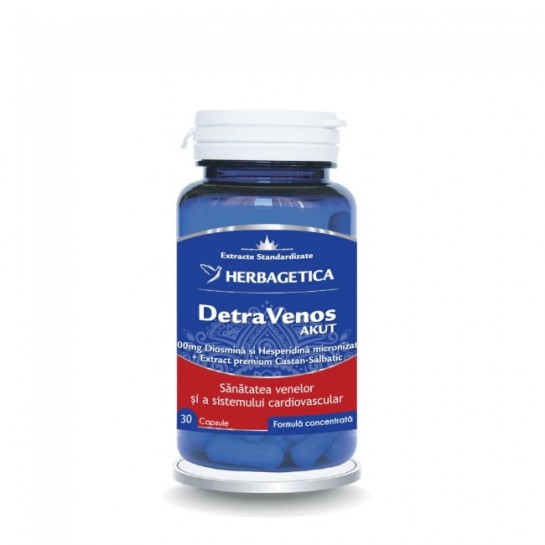 Detravenos akut 30 capsule, Herbagetica