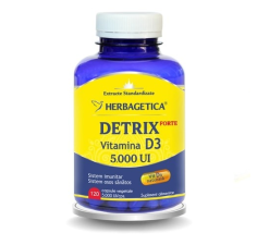 Detrix forte vitamina D3 5000ui 120 capsule, Herbagetica