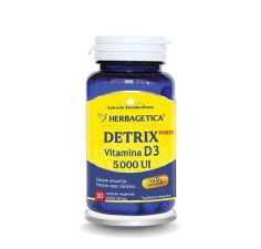 Detrix forte vitamina D3 5000ui 30 capsule, Herbagetica
