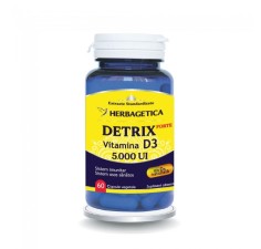 Detrix forte vitamina D3 5000ui 60 capsule, Herbagetica