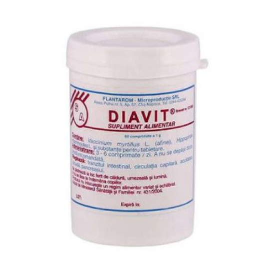 Diavit, 60 capsule, Plantarom