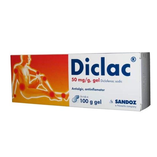 Diclac 5%, 100g, gel, Sandoz