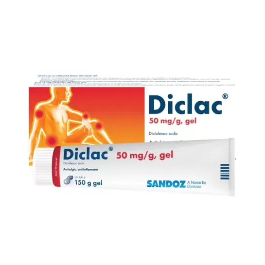 Diclac 5%, 150g, gel, Sandoz