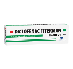 Diclofenac 10 mg/g, unguent, 35 g, Fiterman