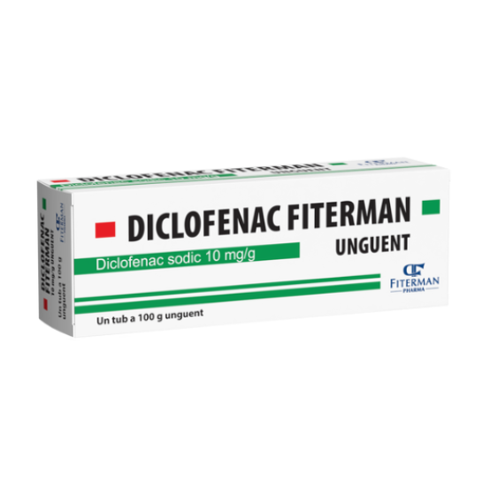 Diclofenac Fiterman, 10mg/g, unguent, 100g