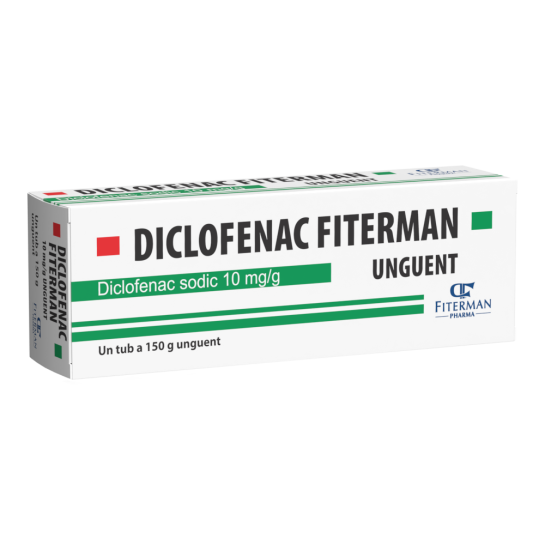 Diclofenac Fiterman, 10mg/g, unguent, 150g