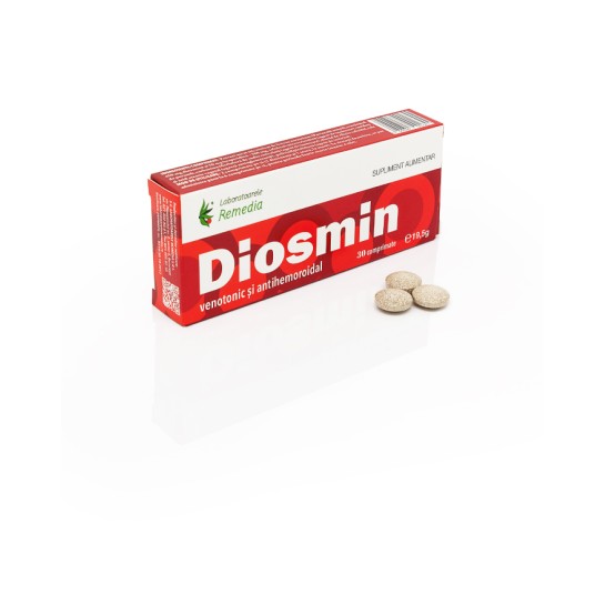 Diosmin, 30 comprimate, Remedia