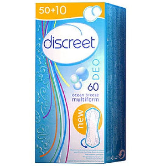 Discreet ocean breeze, 60 bucăti, Procter & Gamble