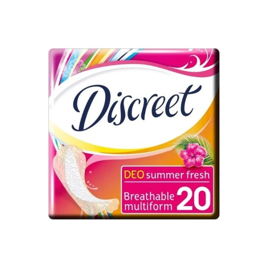 Discreet regular deo summer, 20 bucăti, Procter & Gamble