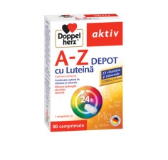 Doppelherz Aktiv A-Z DEPOT cu Luteina, 60 comprimate