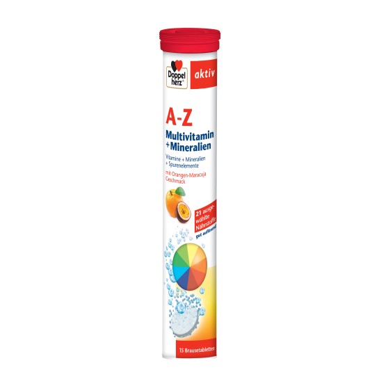 Doppelherz Aktiv A-Z Vitamine + Minerale + Microelemente, 15 comprimate efervescente