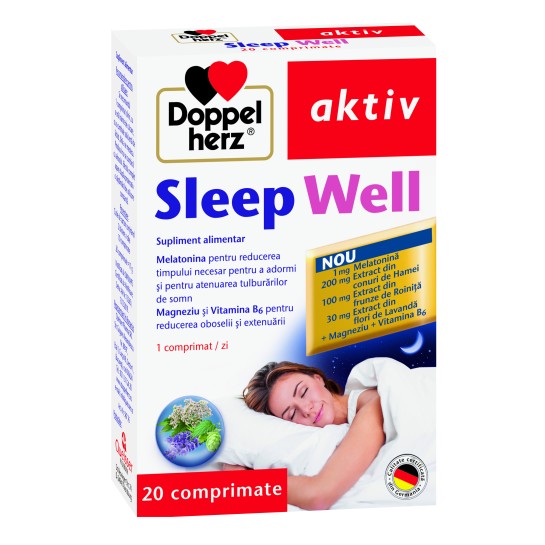 Doppelherz Aktiv Sleep Well, 20 comprimate