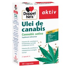 Doppelherz Aktiv Ulei de Canabis, 30 capsule