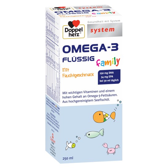 Doppelherz system Omega 3 junior sirop, 250ml