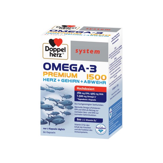 Doppelherz system Omega 3 premium 1500, 60 capsule