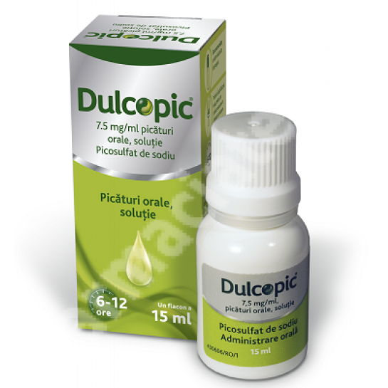 Dulcopic, 7.5mg/ml, picături orale solutie, 15 ml, Opella
