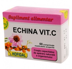 Echina Vitamina C, 60 comprimate, Hofigal