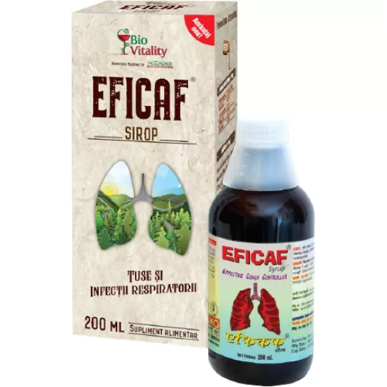 Eficaf sirop, 200 ml, Bio Vitality