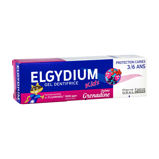 ELGYDIUM Kids Fructe de pădure - pastă de dinti pentru copii de la 3 la 6 ani, 50ml