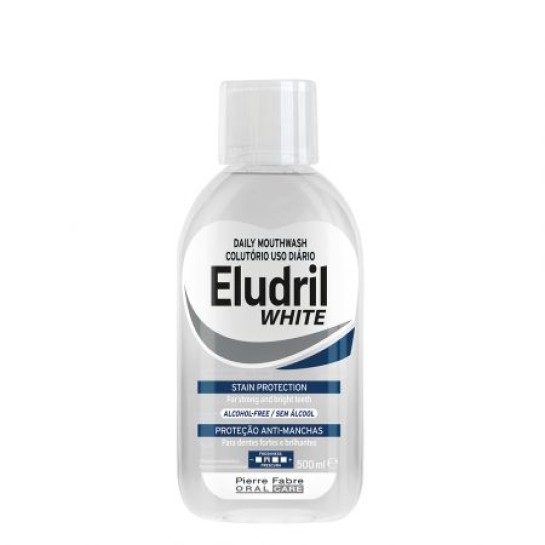 Eludril apă de gură white, 500ml, Pierre Fabre
