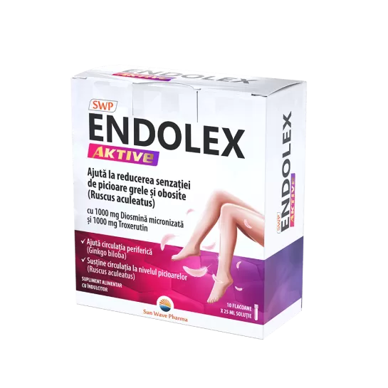 Endolex Aktive, 10 flacoane, Sun Wave Pharma