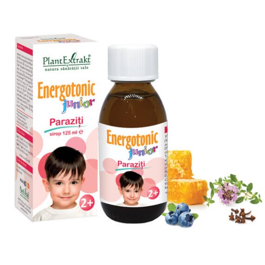 Energotonic Junior Paraziti, sirop, 125ml, PlantExtrakt