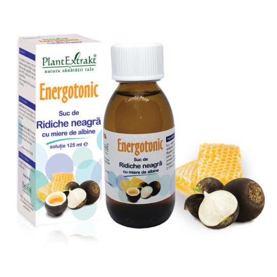 Energotonic suc ridichie neagră, 125ml, PlantExtrakt