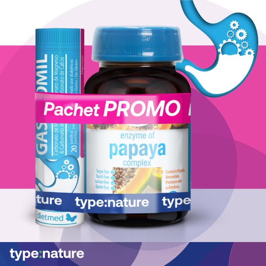 Enzymes Papaya complex + Gastromil Naturmil