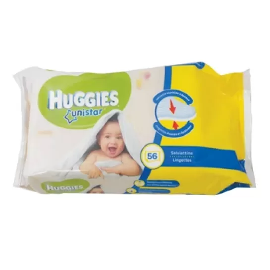 Servetele umede Unistar, 56 bucăti, Huggies