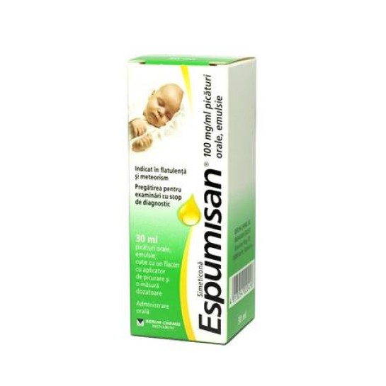 Espumisan 100mg/ml picaturi, 30ml emulsie, Berlin-Chemie