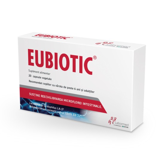 Eubiotic Capsule, Labormed, Supliment alimentar pe bază de tulpini bacteriene benefice