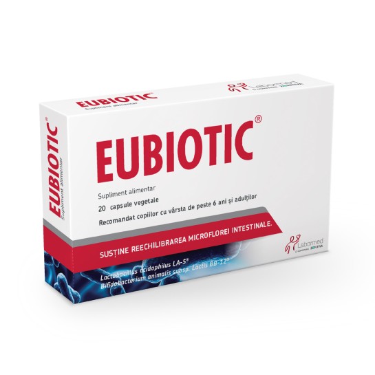 Eubiotic Capsule, Labormed, Supliment alimentar pe bază de tulpini bacteriene benefice
