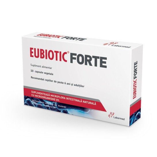 Eubiotic Forte, Labormed, Supliment alimentar pe bază de tulpini bacteriene benefice
