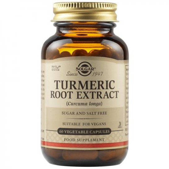 Turmeric Extract din radacina, 60 capsule, Solgar