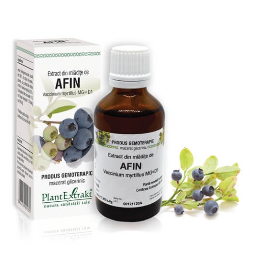 Extract mlădite afin (Vaccinium myrtillus) 50ml, PlantExtrakt