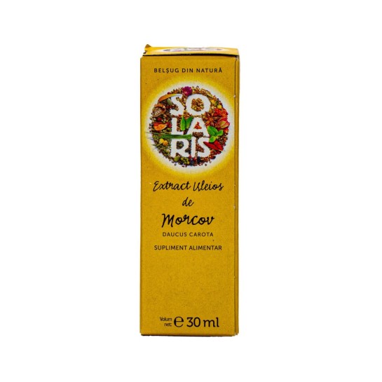 Extract uleios de morcov 30ml Solaris