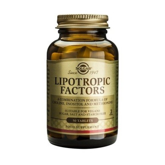 Lipotropic Factor, 50 tablete, Solgar