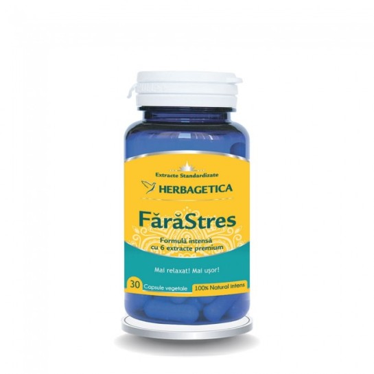 Fara stres 30 capsule, Herbagetica