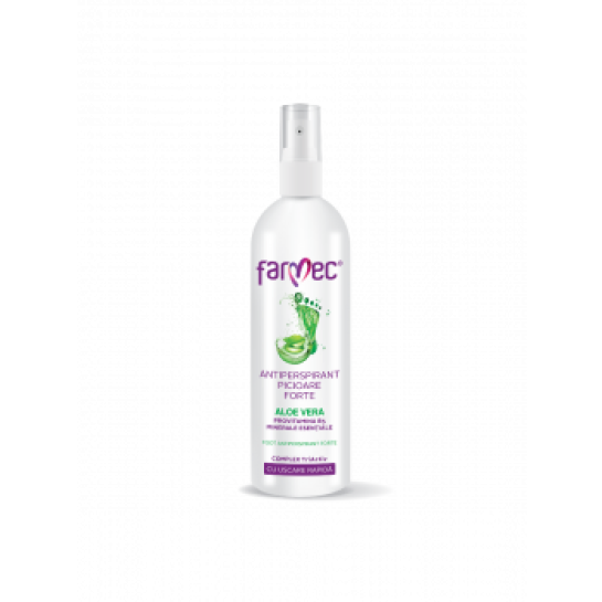    Farmec antiperspirant picioare forte cu aloe vera 200ml 