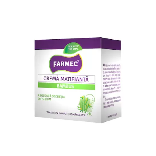    Farmec crema-gel matifianta cu bambus 50ml