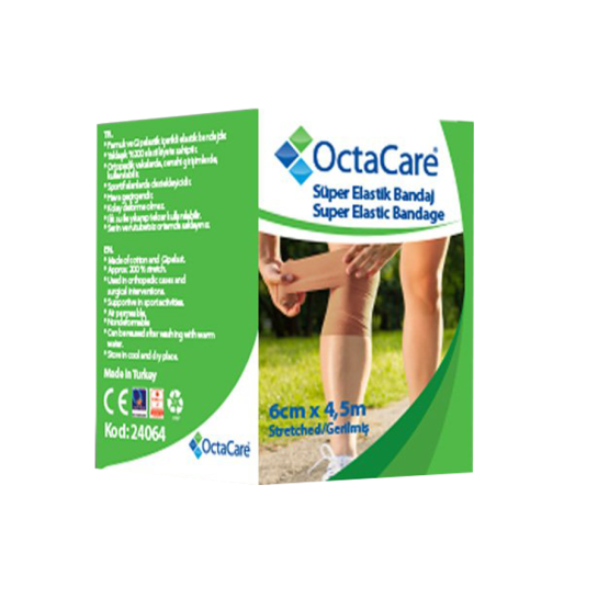 OctaCare fesi super, 6cm x 4.5m, elasticitate 200%
