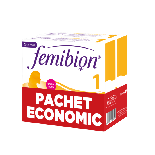 Femibion 1 planificare si sarcina Pachet promotional 1+1