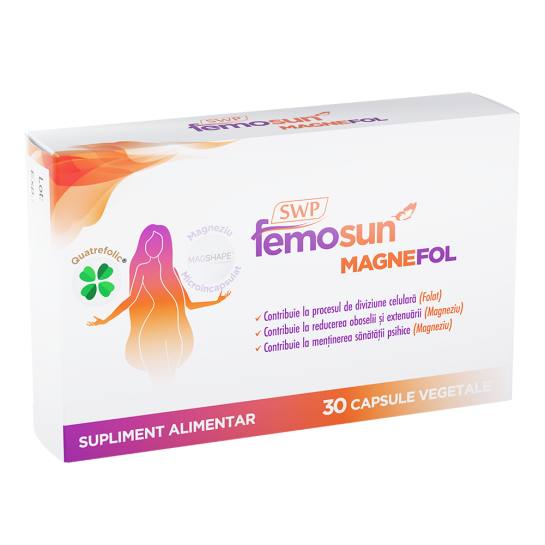 Femosun Magnefol, 30 capsule vegetale, Sun Wave Pharma 