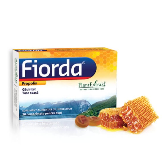 Fiorda propolis, 30 comprimate, PlantExtrakt