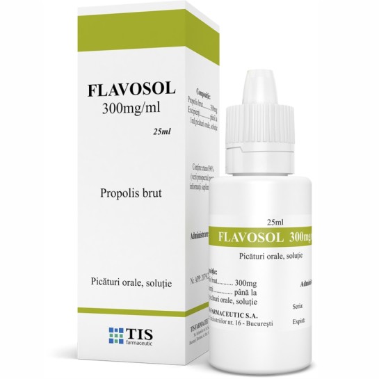 Flavosol 30%, solutie orală in picături, 25 ml, Tis