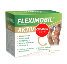 Fleximobil Aktiv, 60 comprimate filmate, Fiterman Pharma